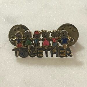 Vintage UAW Union Made Together Brooch
